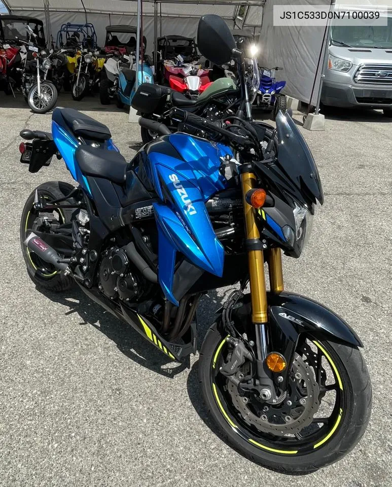 2022 Suzuki Gsx-S750 M VIN: JS1C533D0N7100039 Lot: 78333394