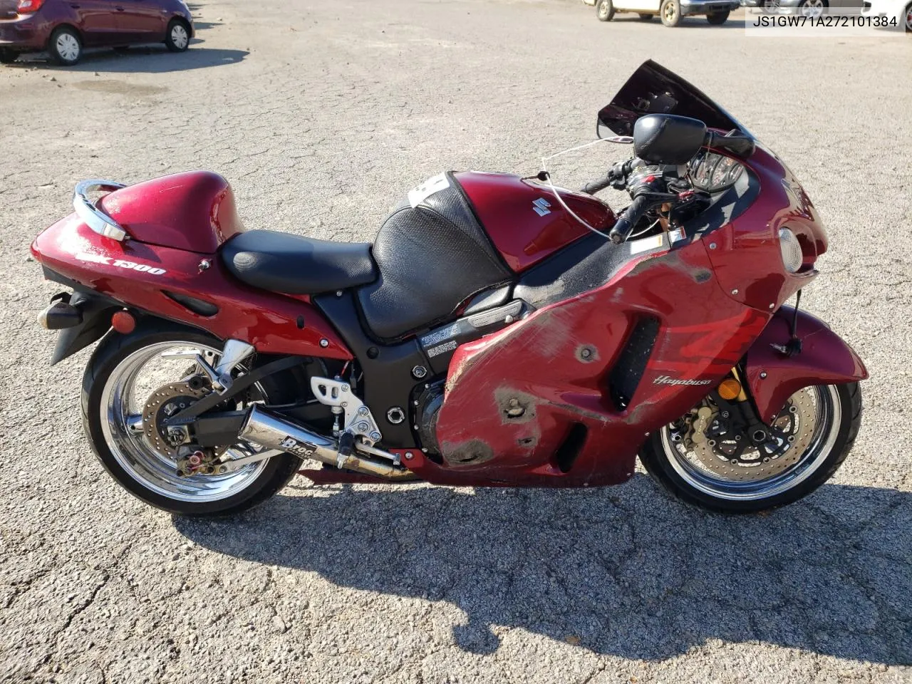 2007 Suzuki Gsx1300 Rz VIN: JS1GW71A272101384 Lot: 76004334