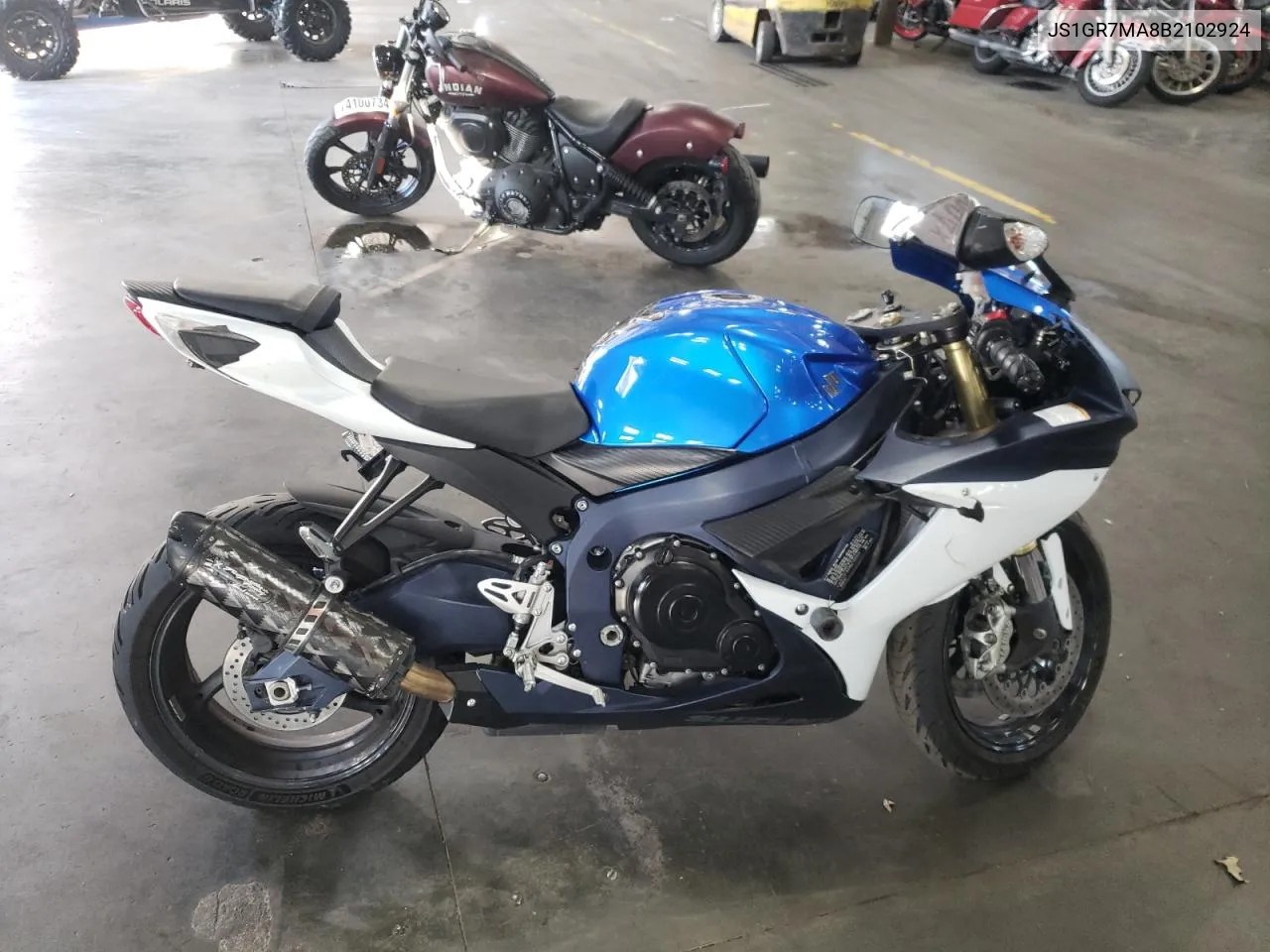 2011 Suzuki Gsx750 VIN: JS1GR7MA8B2102924 Lot: 75438994