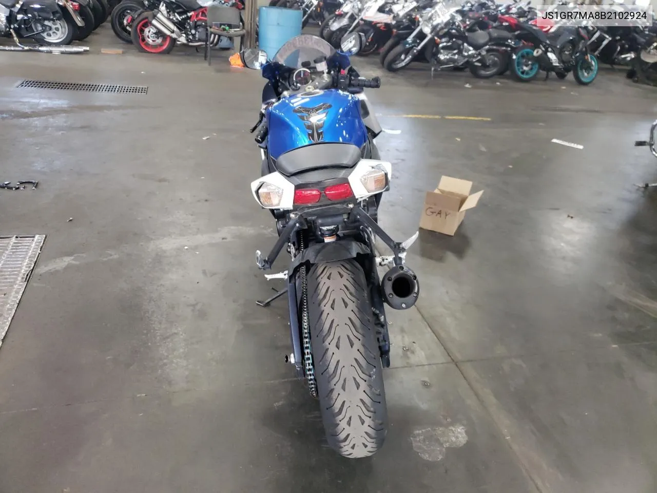 JS1GR7MA8B2102924 2011 Suzuki Gsx750