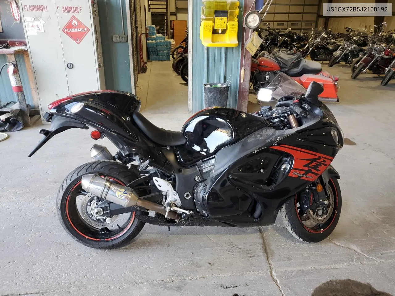 2018 Suzuki Gsx1300 Ra VIN: JS1GX72B5J2100192 Lot: 75519774