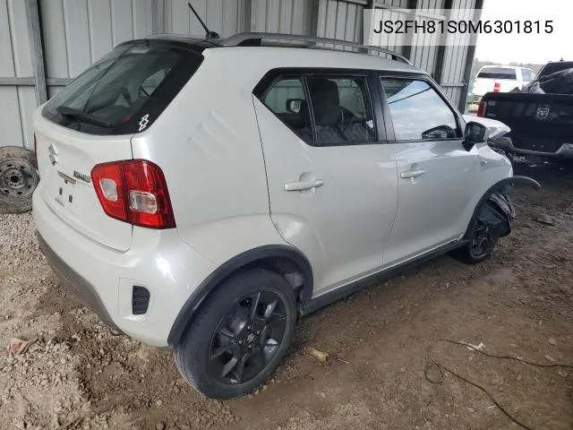 2021 Suzuki Ignis VIN: JS2FH81S0M6301815 Lot: 56552174