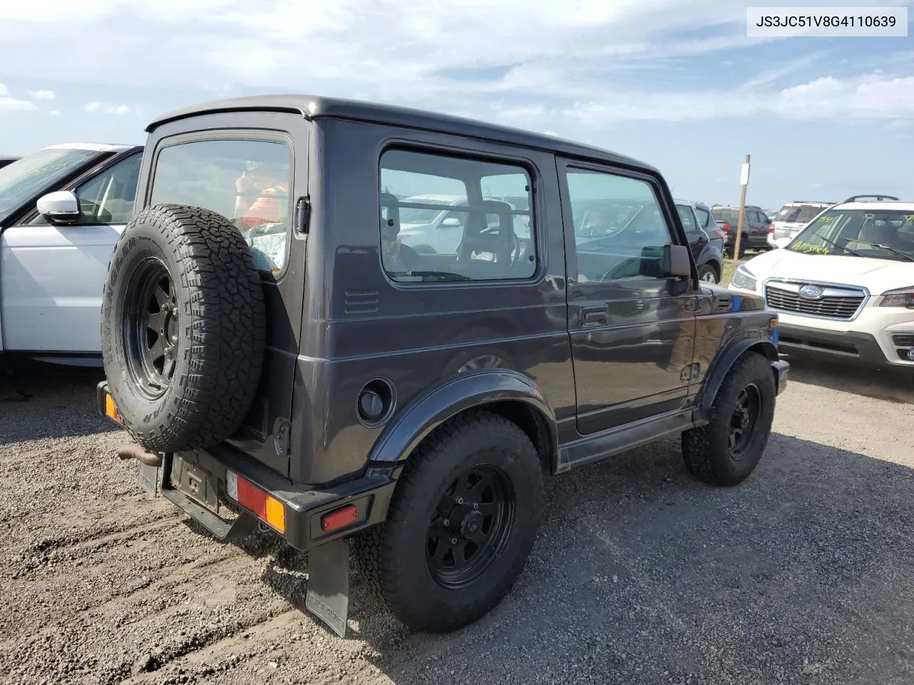 1986 Suzuki Samurai VIN: JS3JC51V8G4110639 Lot: 75466894