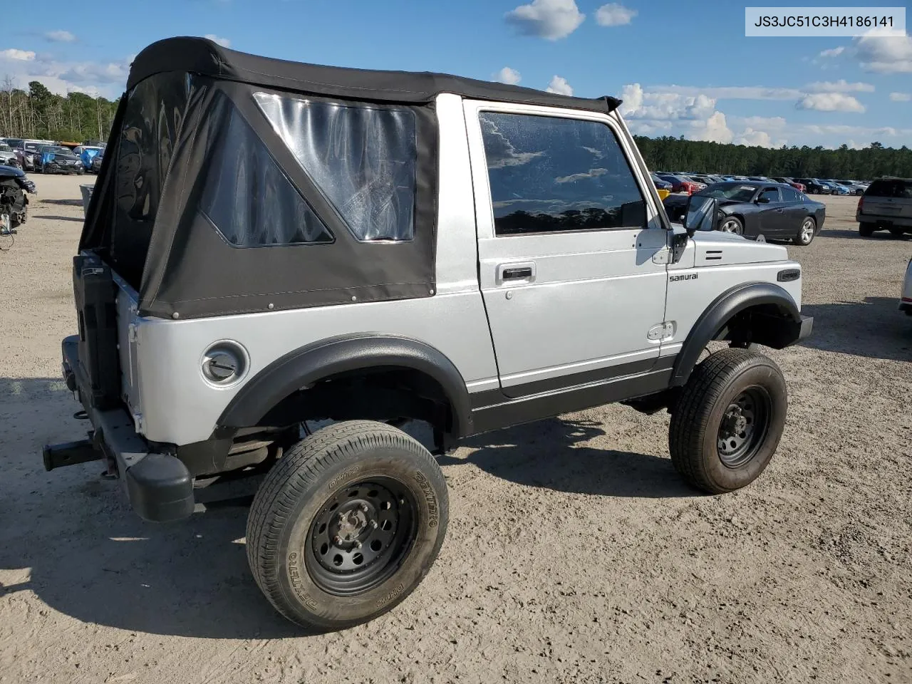 1987 Suzuki Samurai VIN: JS3JC51C3H4186141 Lot: 72551804