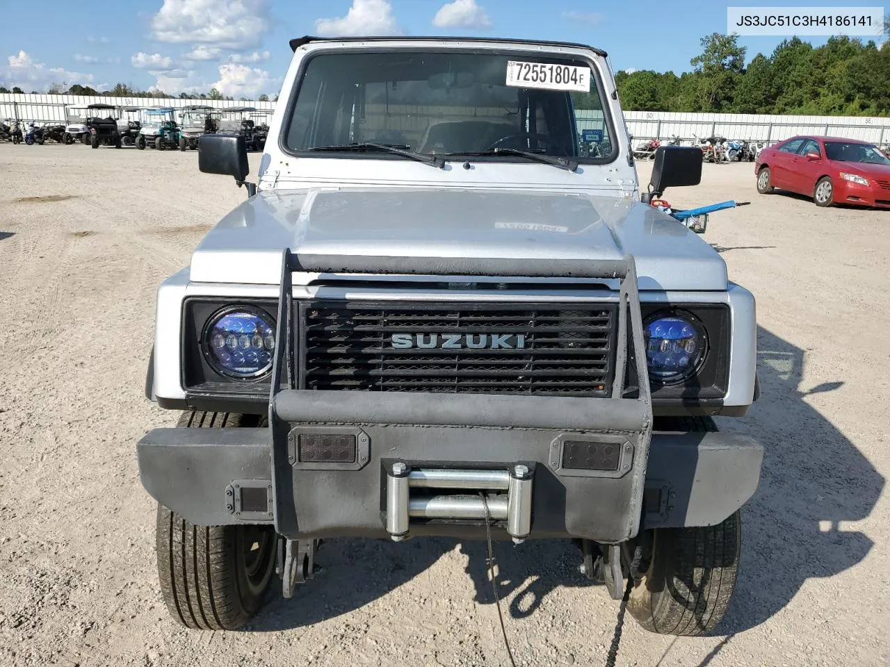 1987 Suzuki Samurai VIN: JS3JC51C3H4186141 Lot: 72551804