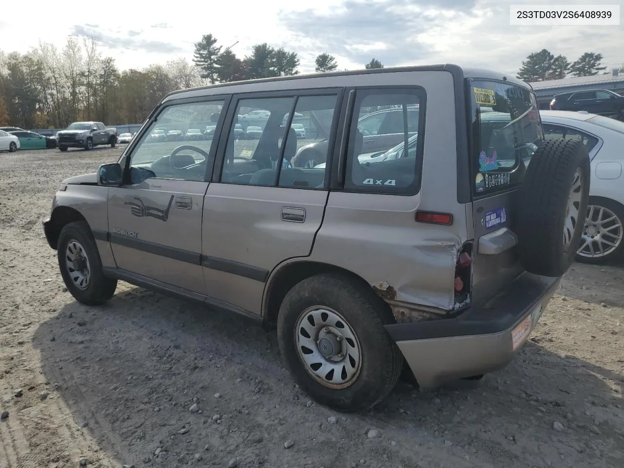 1995 Suzuki Sidekick Jx VIN: 2S3TD03V2S6408939 Lot: 78862794