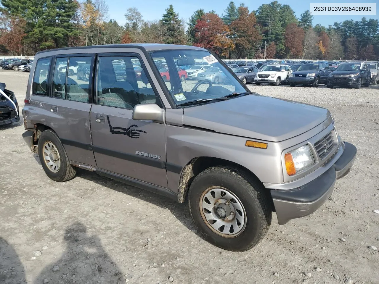 1995 Suzuki Sidekick Jx VIN: 2S3TD03V2S6408939 Lot: 78862794