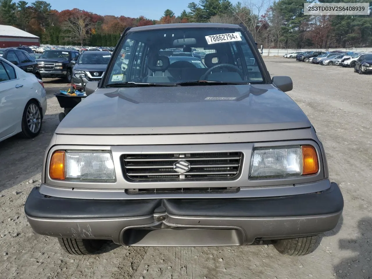 1995 Suzuki Sidekick Jx VIN: 2S3TD03V2S6408939 Lot: 78862794