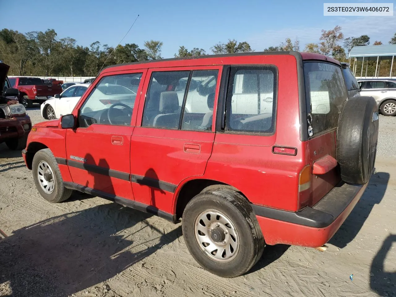 1998 Suzuki Sidekick Js VIN: 2S3TE02V3W6406072 Lot: 75855544