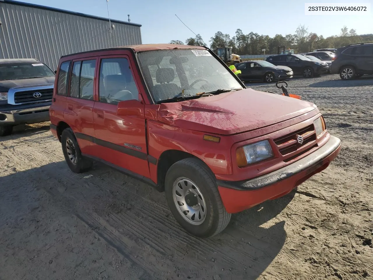 1998 Suzuki Sidekick Js VIN: 2S3TE02V3W6406072 Lot: 75855544