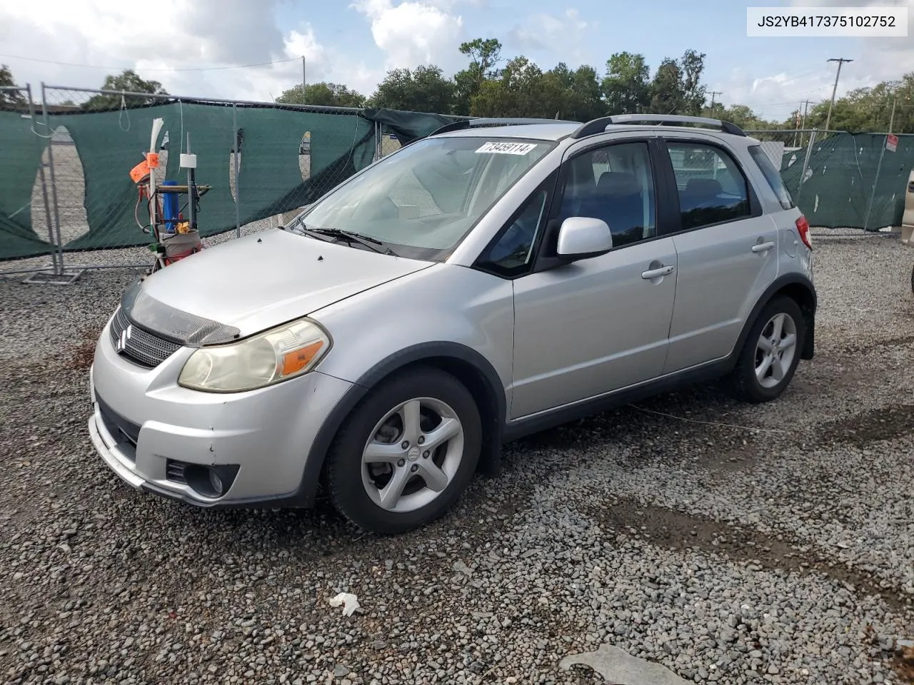 2007 Suzuki Sx4 Sport VIN: JS2YB417375102752 Lot: 73459114