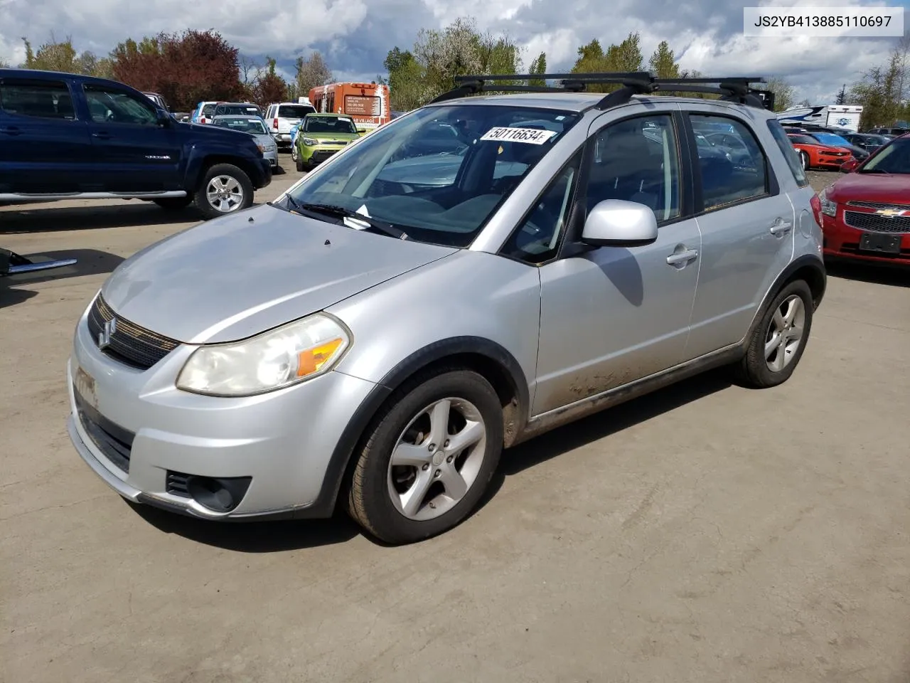 2008 Suzuki Sx4 Base VIN: JS2YB413885110697 Lot: 50116634