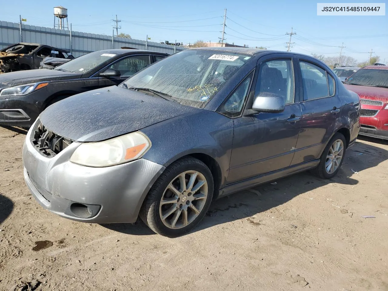 2008 Suzuki Sx4 Convenience VIN: JS2YC415485109447 Lot: 52016774