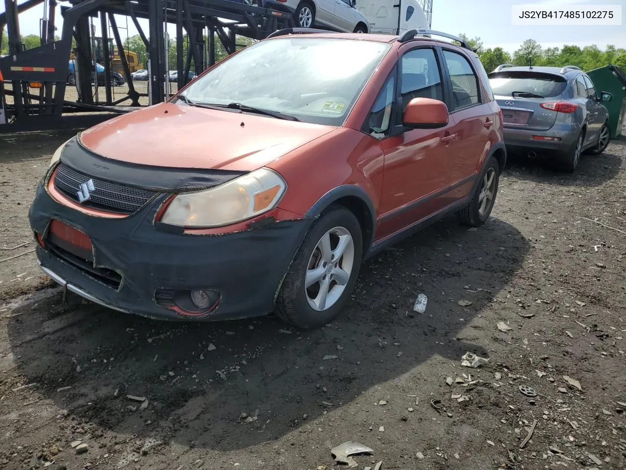 2008 Suzuki Sx4 Touring VIN: JS2YB417485102275 Lot: 53601444