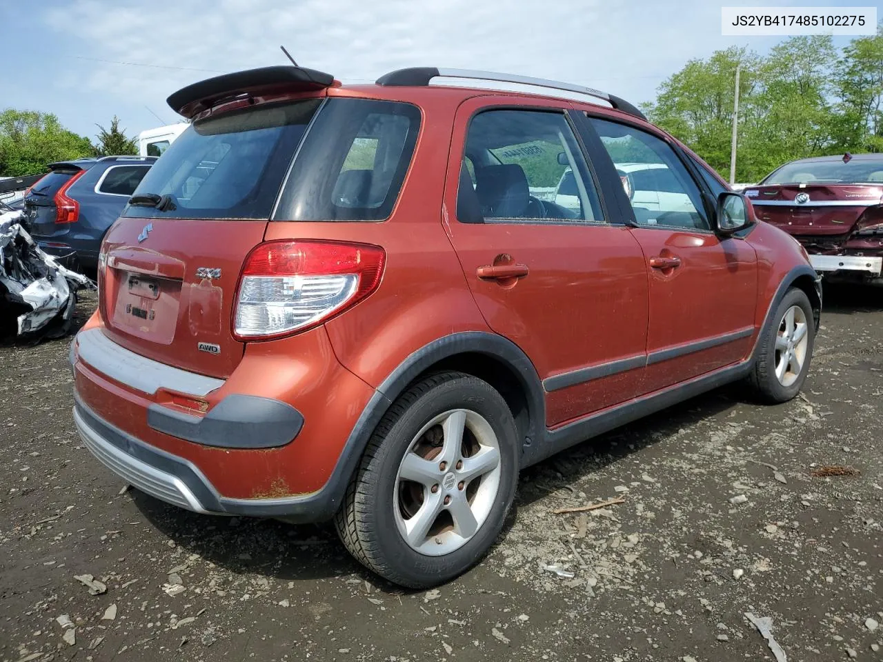 2008 Suzuki Sx4 Touring VIN: JS2YB417485102275 Lot: 53601444