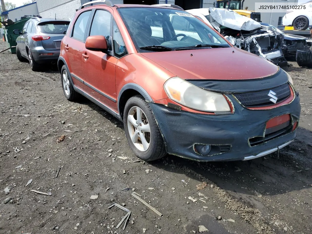 2008 Suzuki Sx4 Touring VIN: JS2YB417485102275 Lot: 53601444