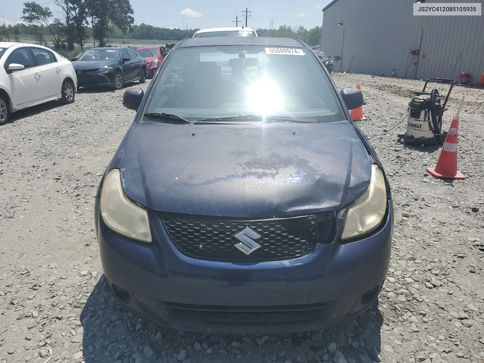 2008 Suzuki Sx4 VIN: JS2YC412085105935 Lot: 66680974