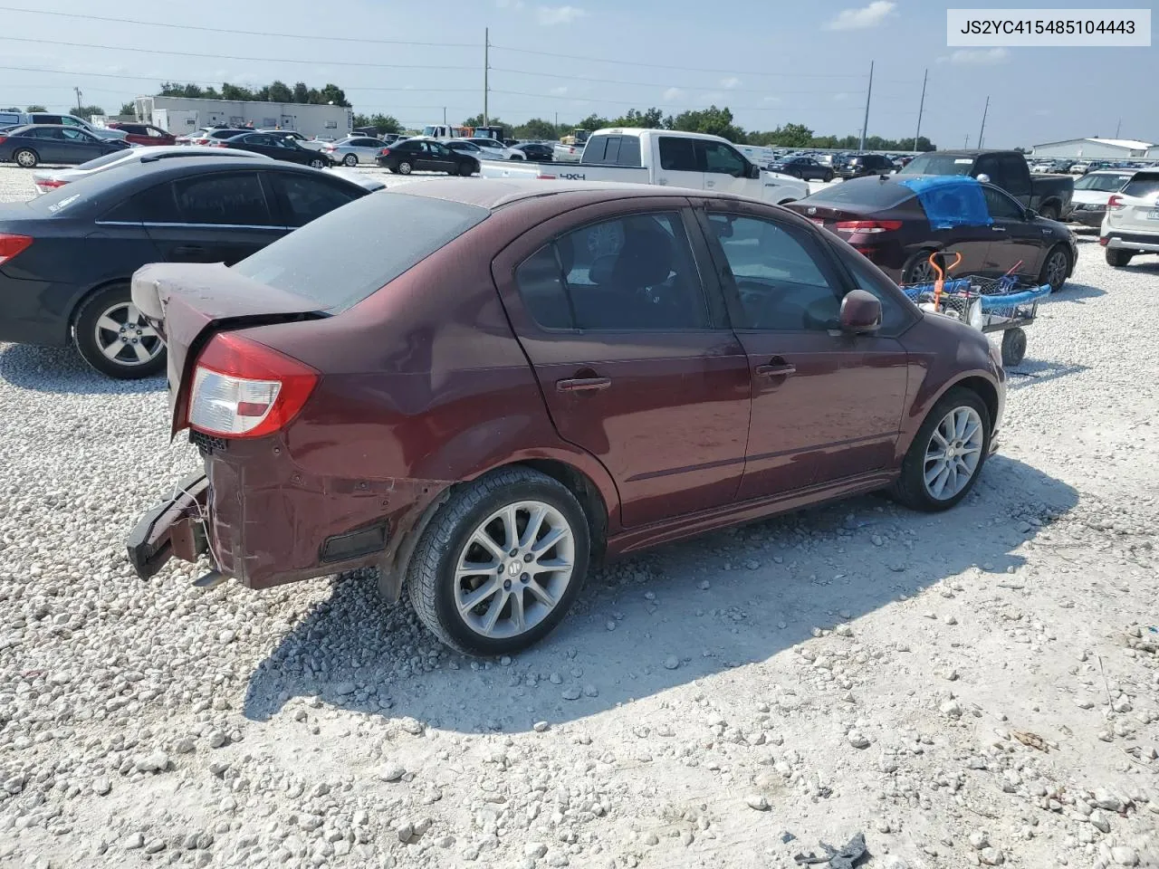 2008 Suzuki Sx4 Convenience VIN: JS2YC415485104443 Lot: 67972484