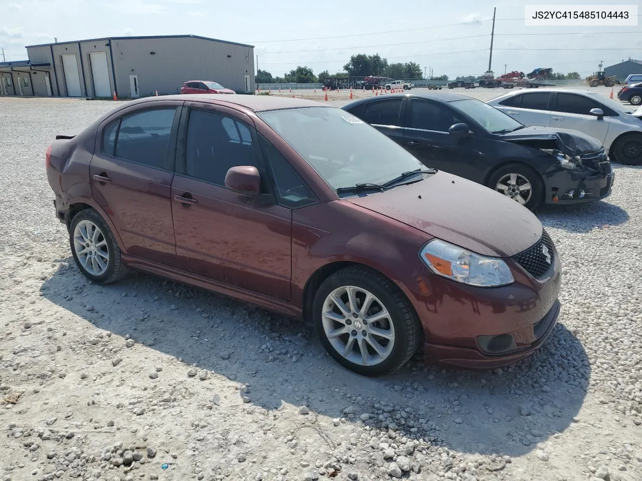 2008 Suzuki Sx4 Convenience VIN: JS2YC415485104443 Lot: 67972484