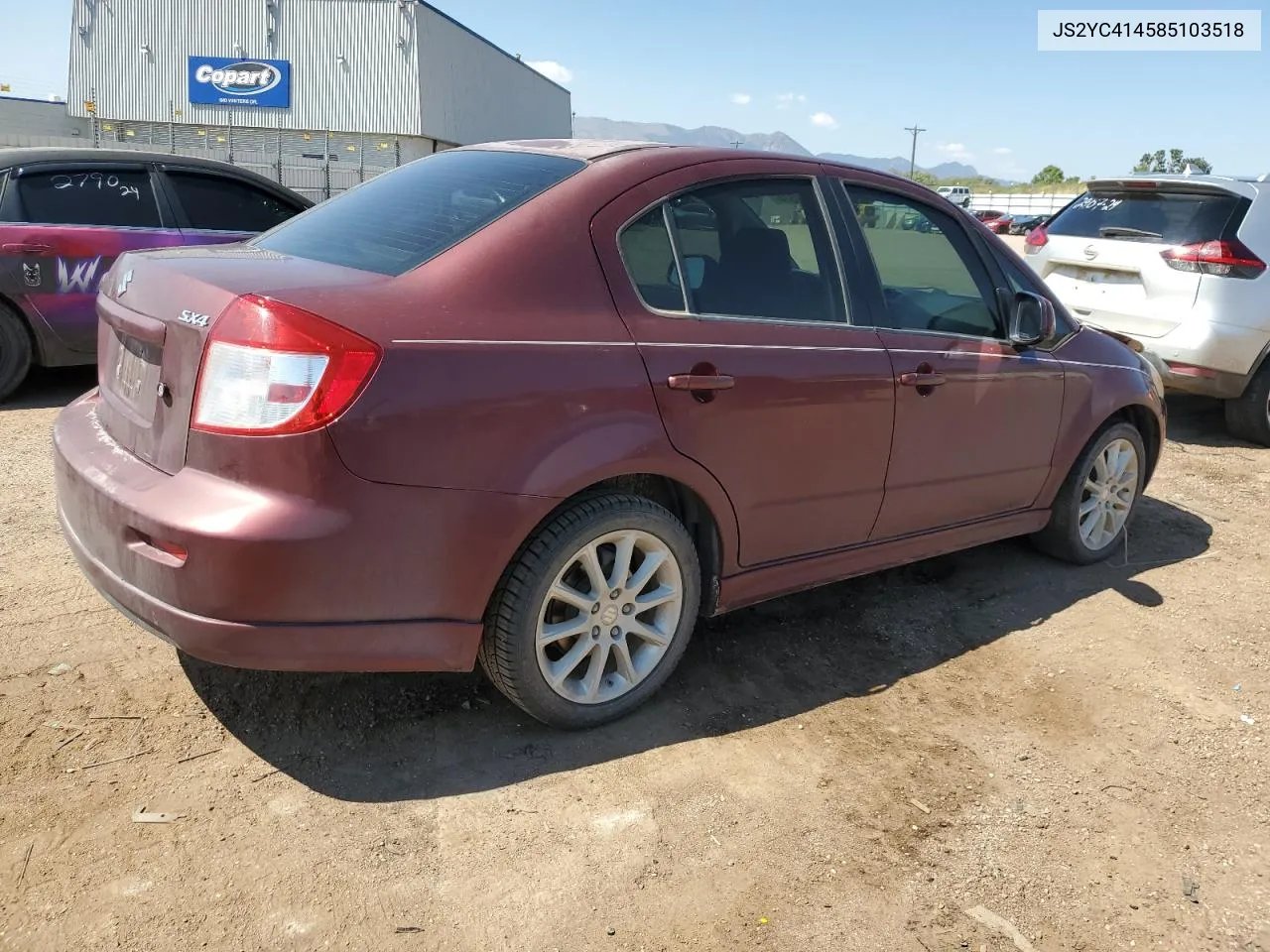 2008 Suzuki Sx4 VIN: JS2YC414585103518 Lot: 70662574