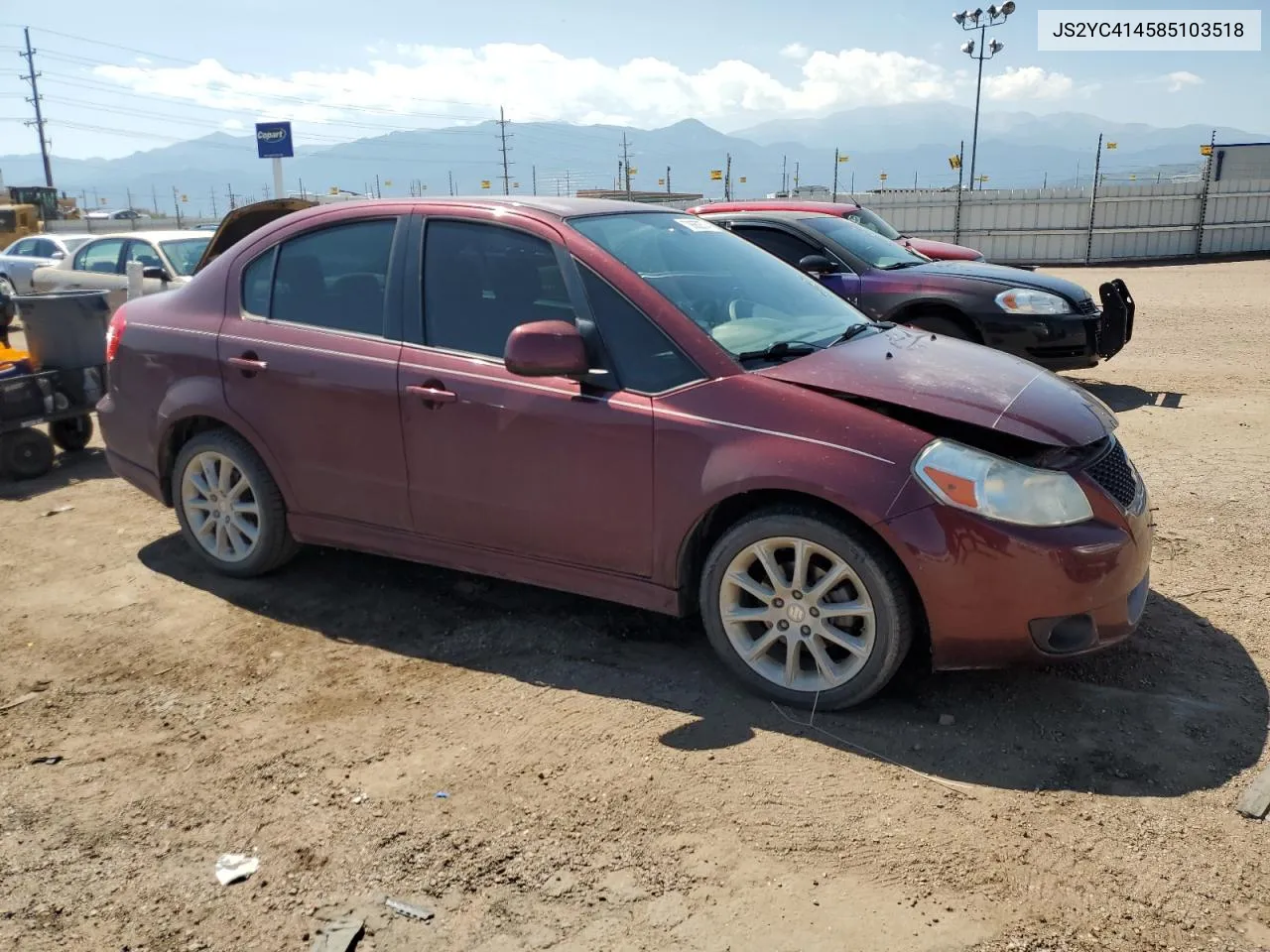 2008 Suzuki Sx4 VIN: JS2YC414585103518 Lot: 70662574