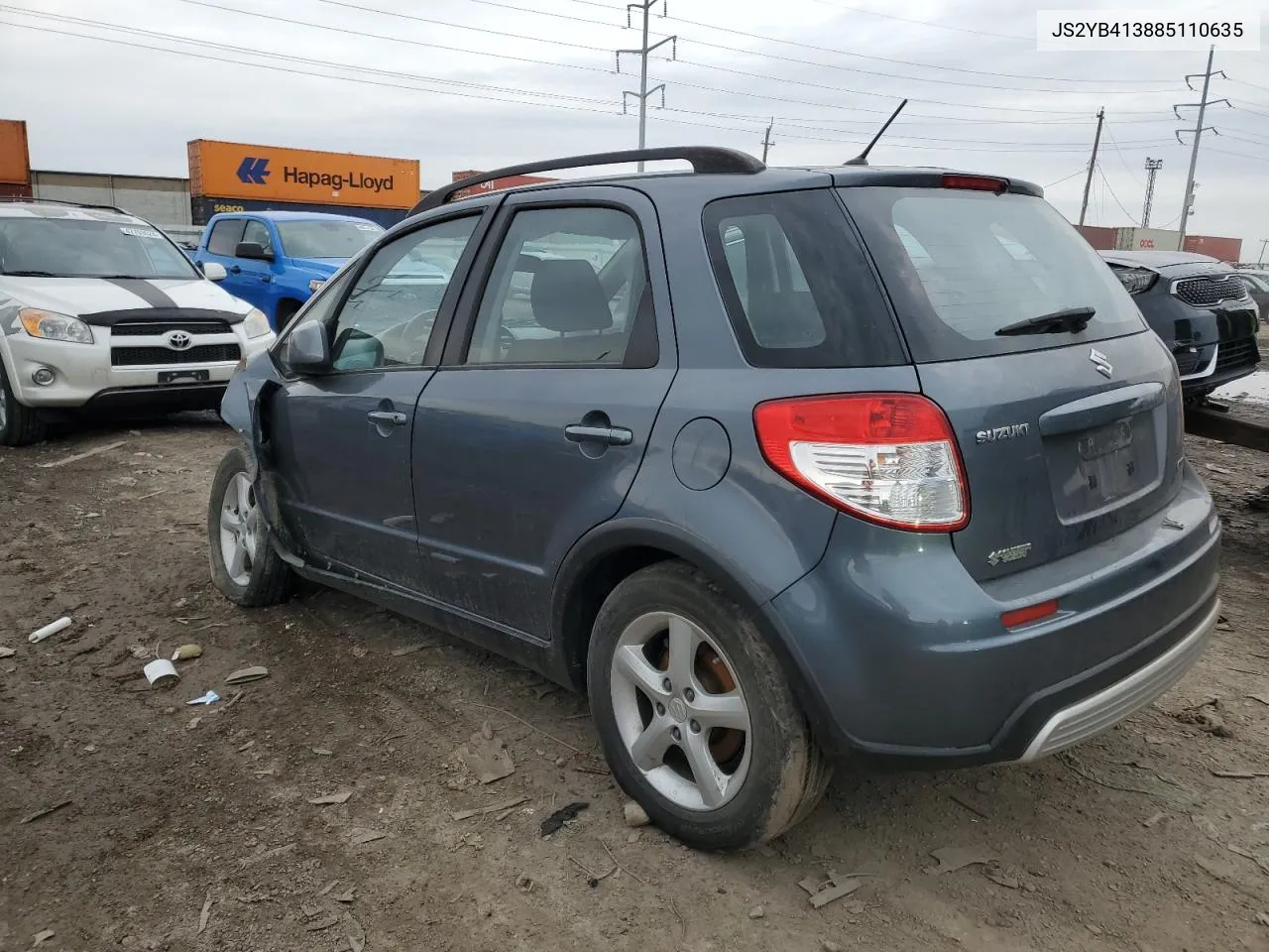 2008 Suzuki Sx4 Base VIN: JS2YB413885110635 Lot: 72032704