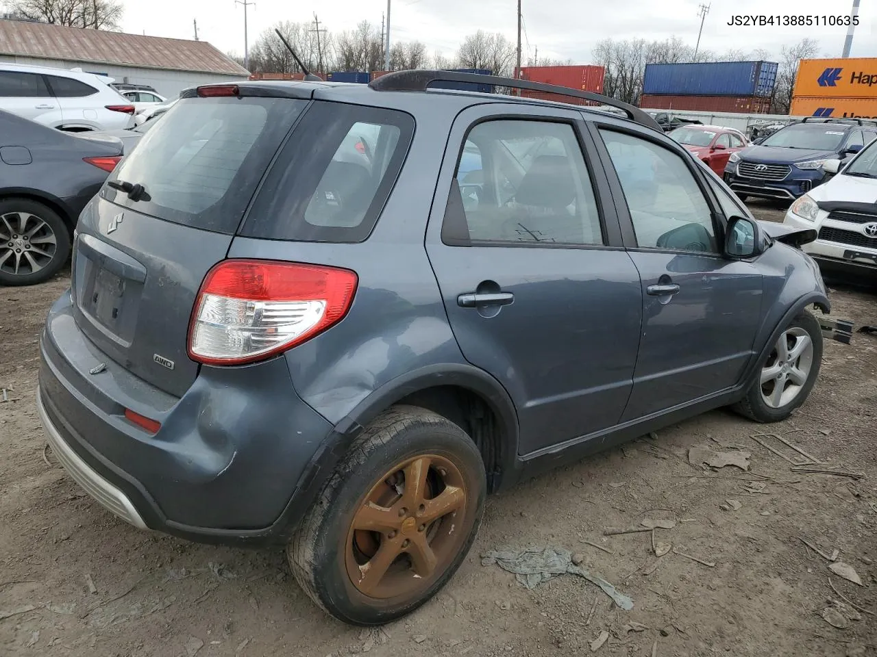 2008 Suzuki Sx4 Base VIN: JS2YB413885110635 Lot: 72032704