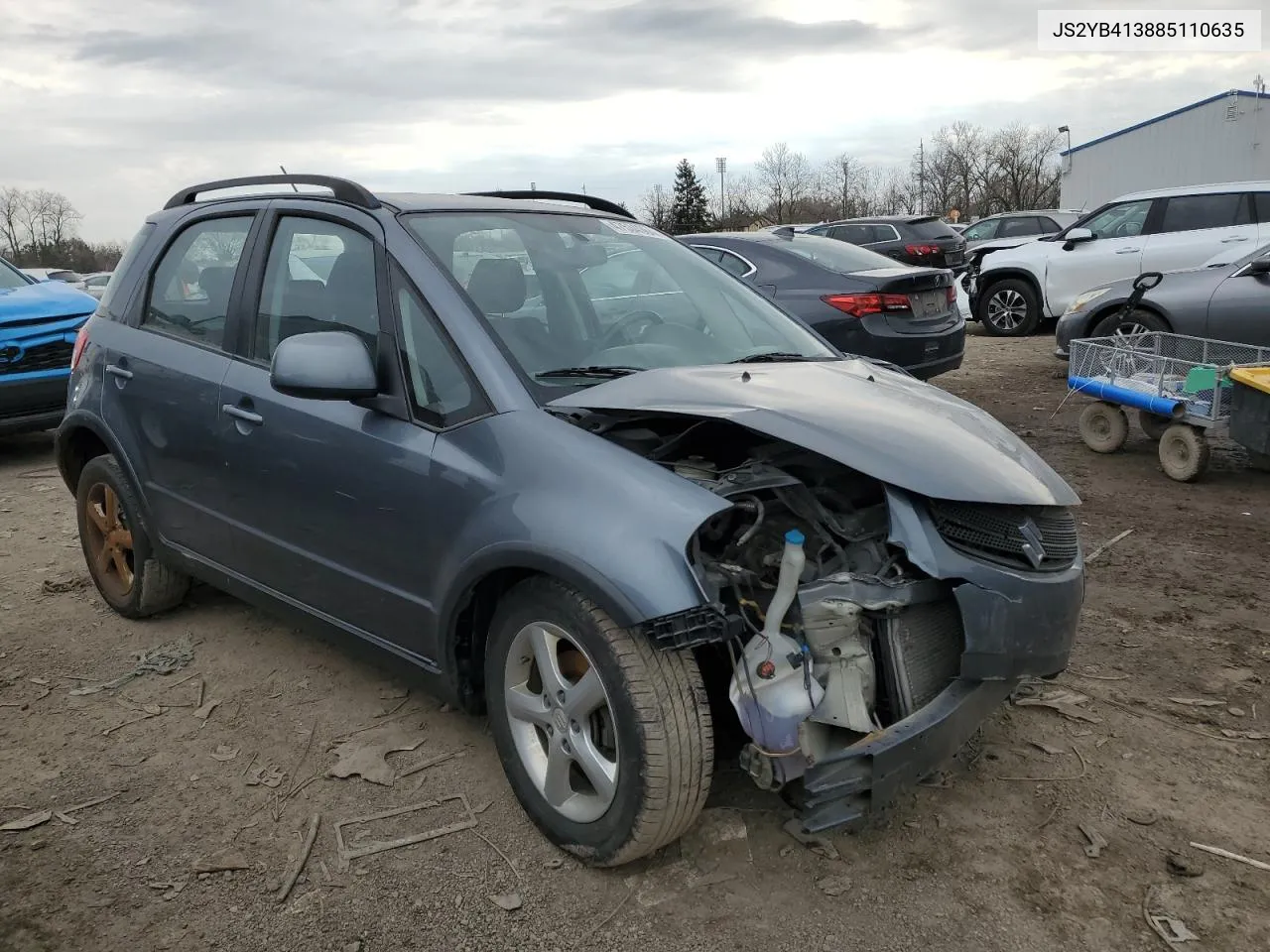 2008 Suzuki Sx4 Base VIN: JS2YB413885110635 Lot: 72032704