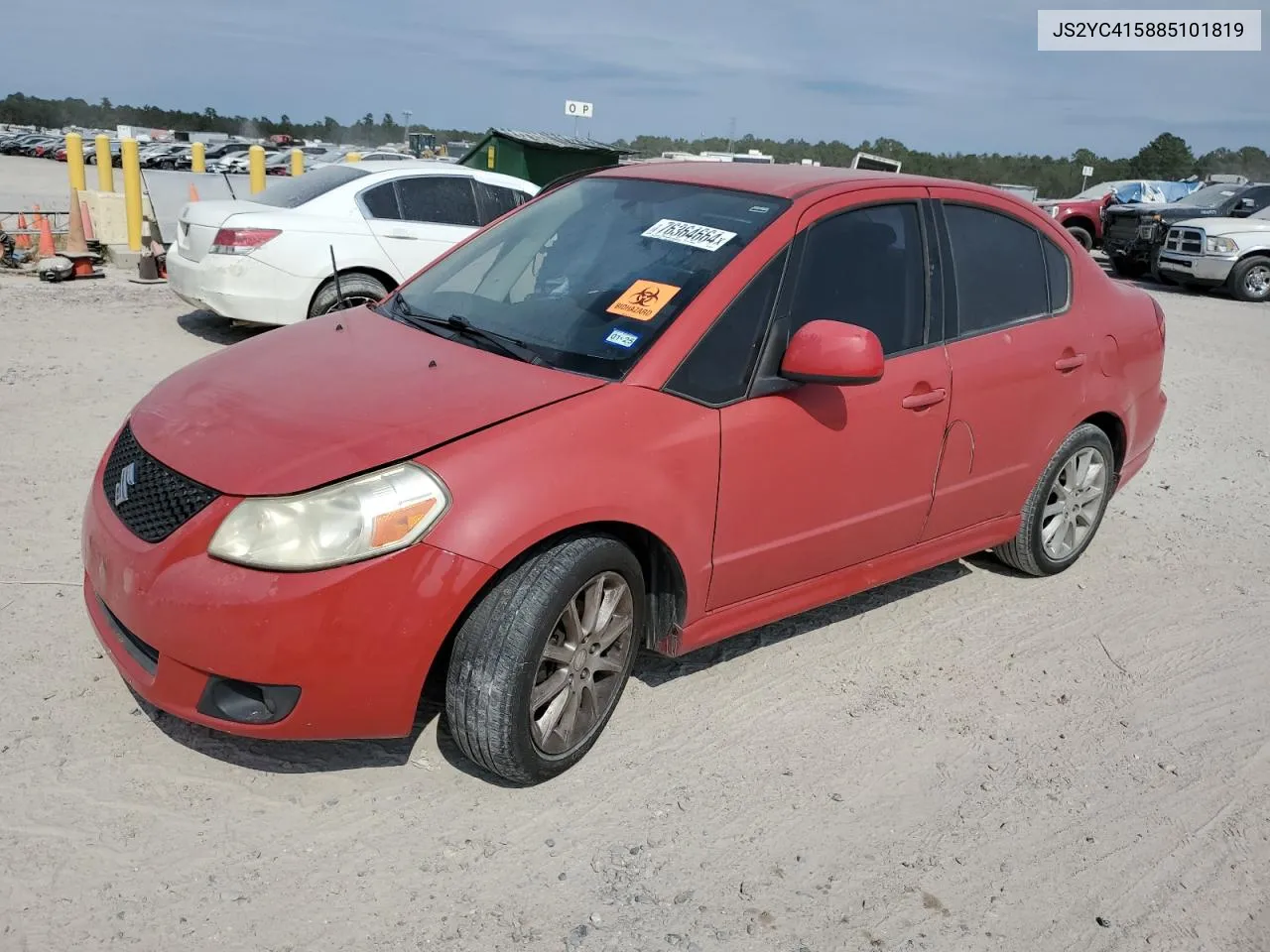 2008 Suzuki Sx4 Convenience VIN: JS2YC415885101819 Lot: 76364664