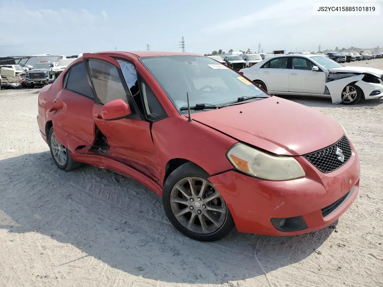 2008 Suzuki Sx4 Convenience VIN: JS2YC415885101819 Lot: 76364664