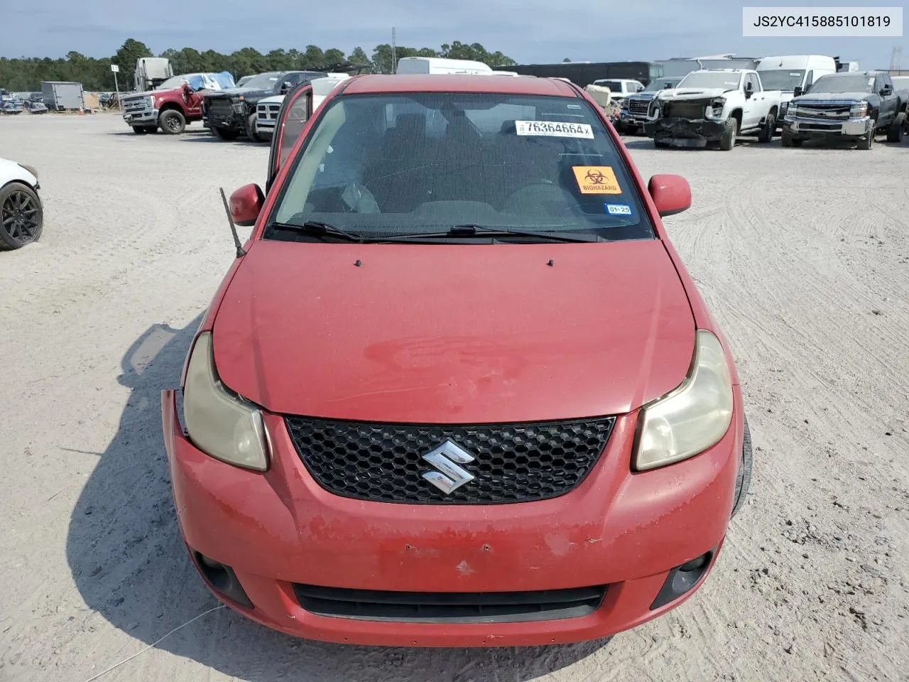 2008 Suzuki Sx4 Convenience VIN: JS2YC415885101819 Lot: 76364664