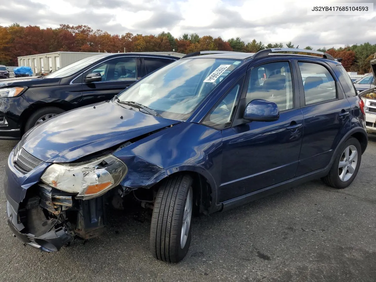 2008 Suzuki Sx4 Touring VIN: JS2YB417685104593 Lot: 76975964