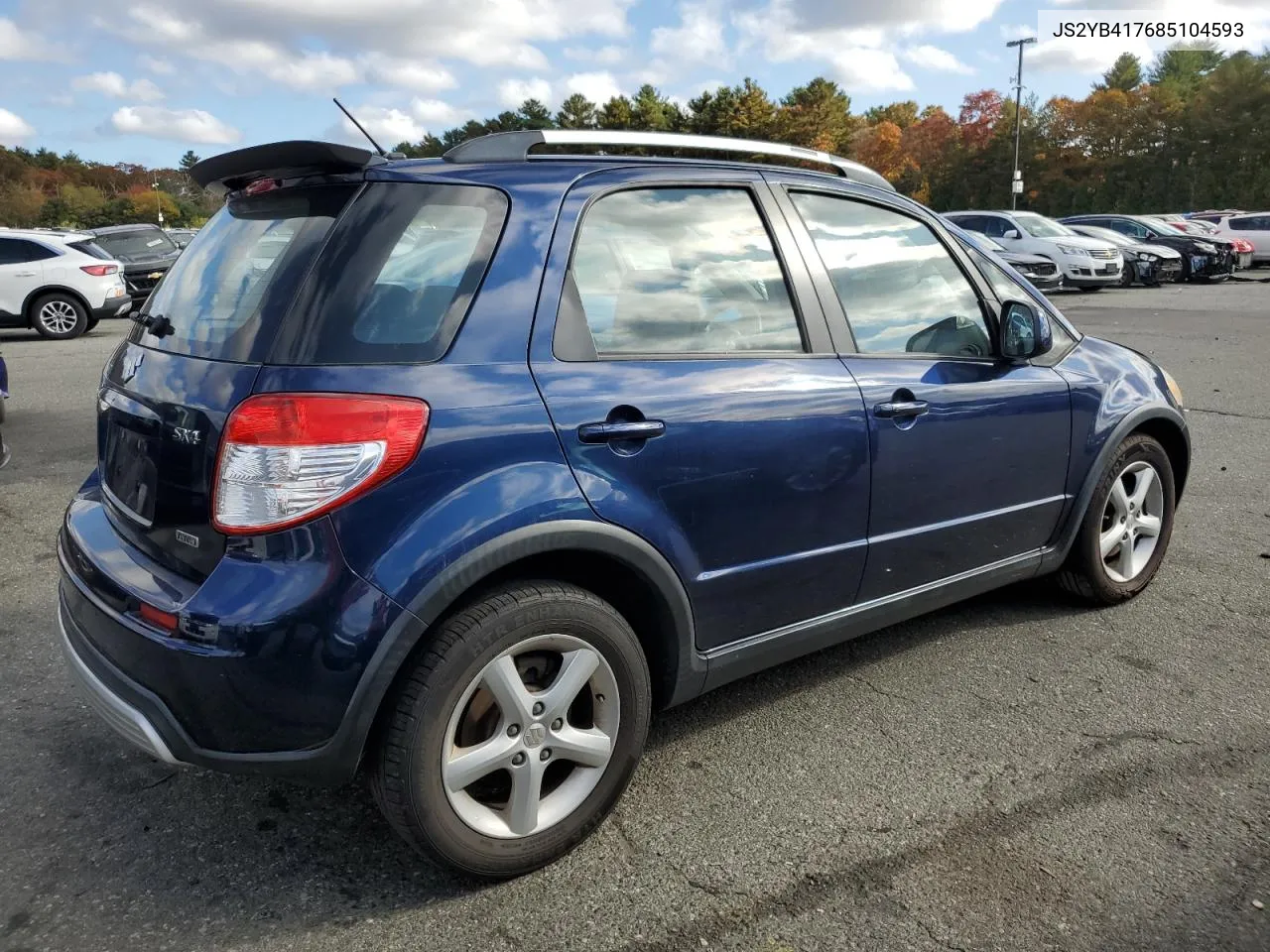 2008 Suzuki Sx4 Touring VIN: JS2YB417685104593 Lot: 76975964