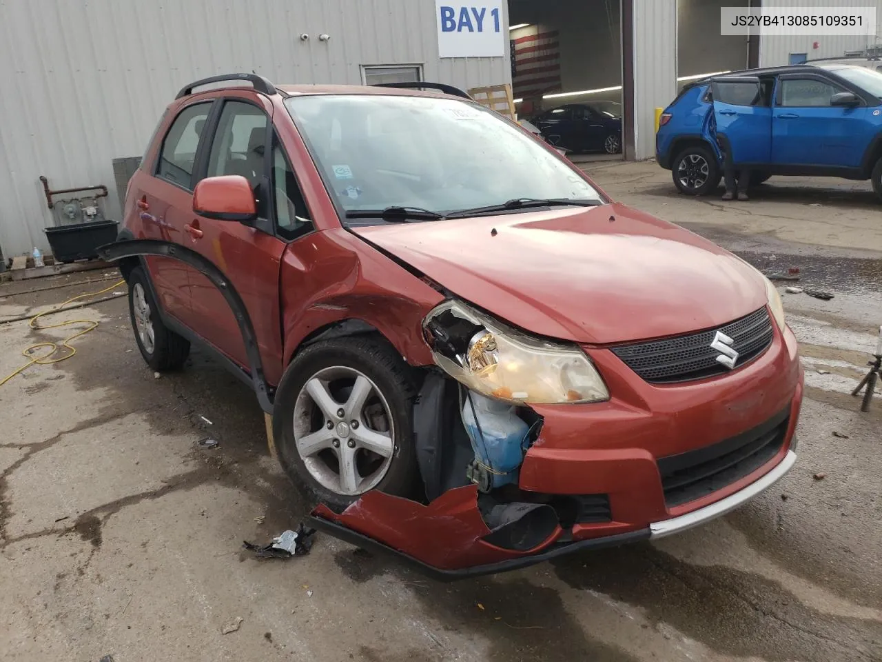 2008 Suzuki Sx4 Base VIN: JS2YB413085109351 Lot: 78315414