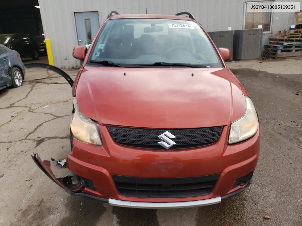 2008 Suzuki Sx4 Base VIN: JS2YB413085109351 Lot: 78315414