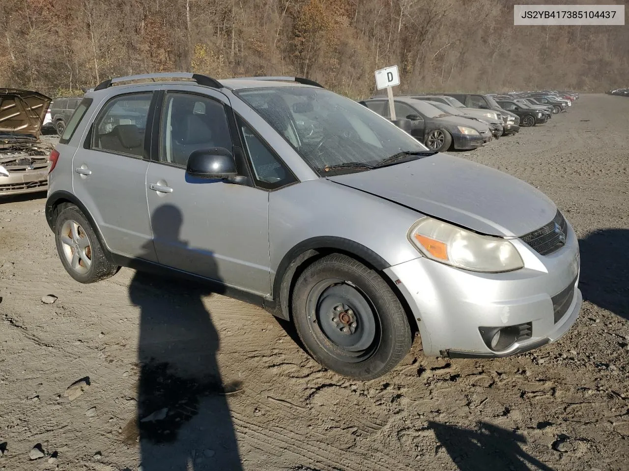 2008 Suzuki Sx4 Touring VIN: JS2YB417385104437 Lot: 79837864