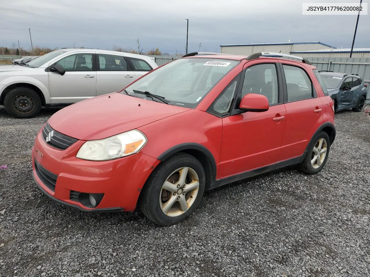 2009 Suzuki Sx4 Touring VIN: JS2YB417796200082 Lot: 80068644