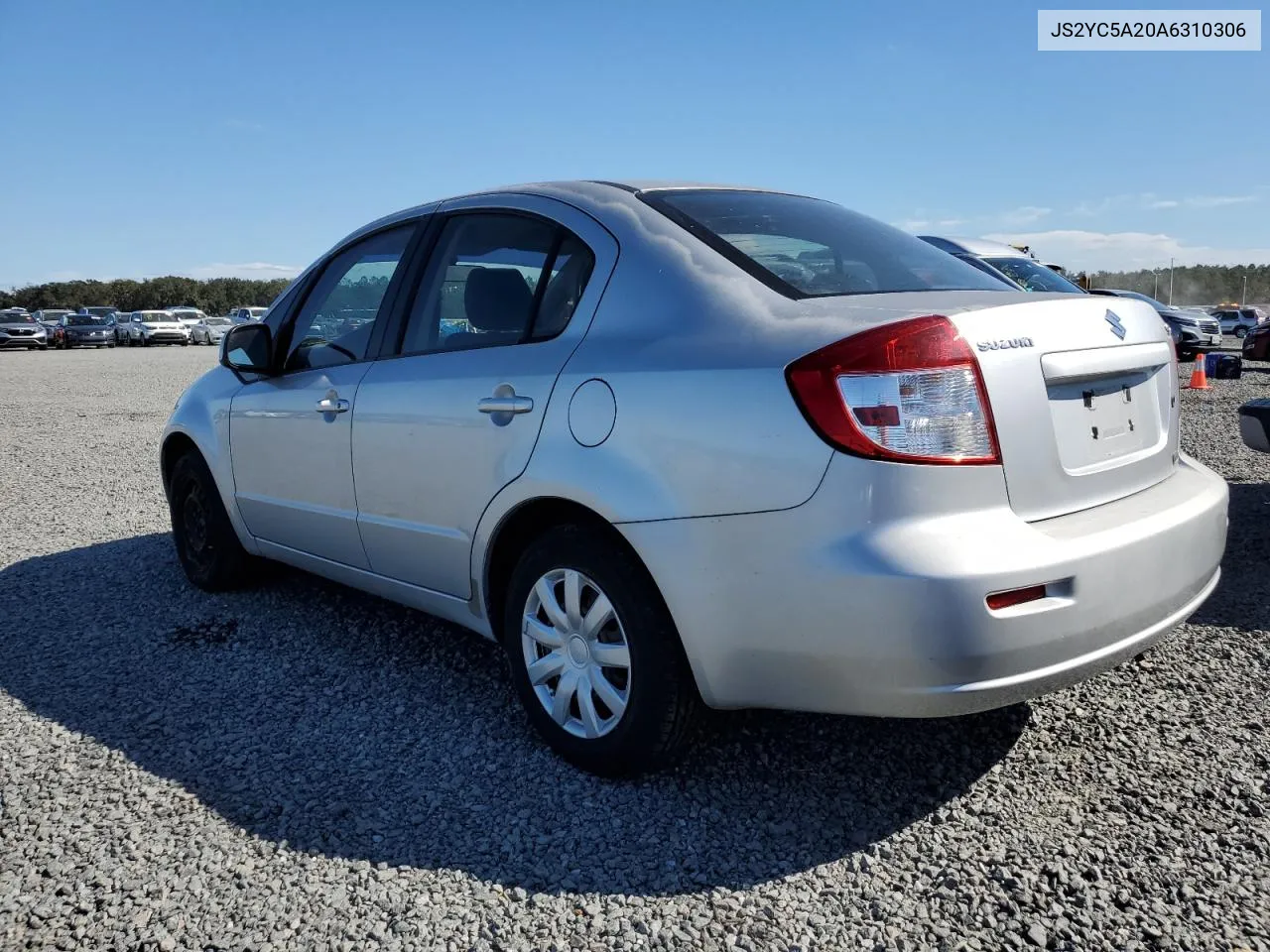 2010 Suzuki Sx4 Le VIN: JS2YC5A20A6310306 Lot: 76704424