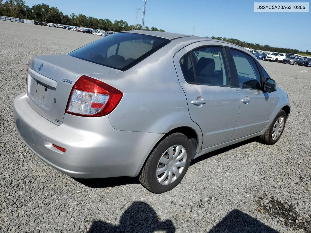 2010 Suzuki Sx4 Le VIN: JS2YC5A20A6310306 Lot: 76704424