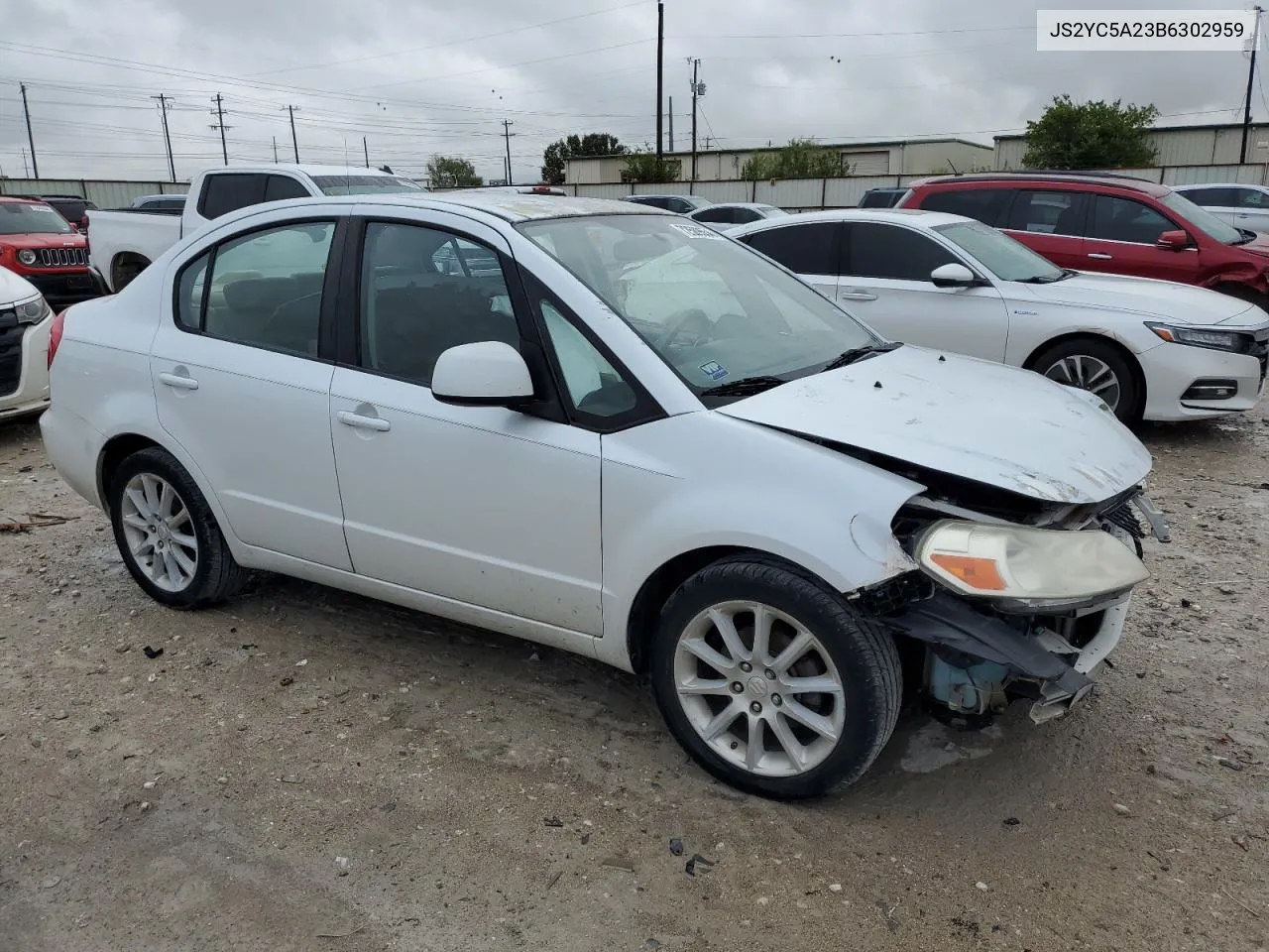 2011 Suzuki Sx4 Le VIN: JS2YC5A23B6302959 Lot: 72589654