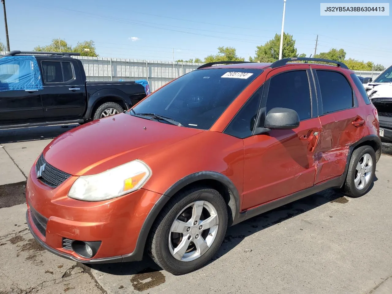 2011 Suzuki Sx4 VIN: JS2YB5A38B6304413 Lot: 75051704