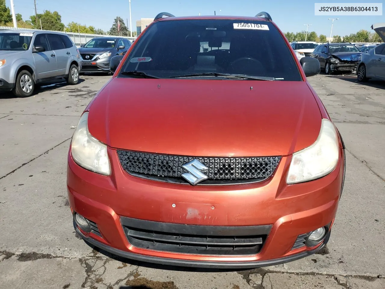 2011 Suzuki Sx4 VIN: JS2YB5A38B6304413 Lot: 75051704