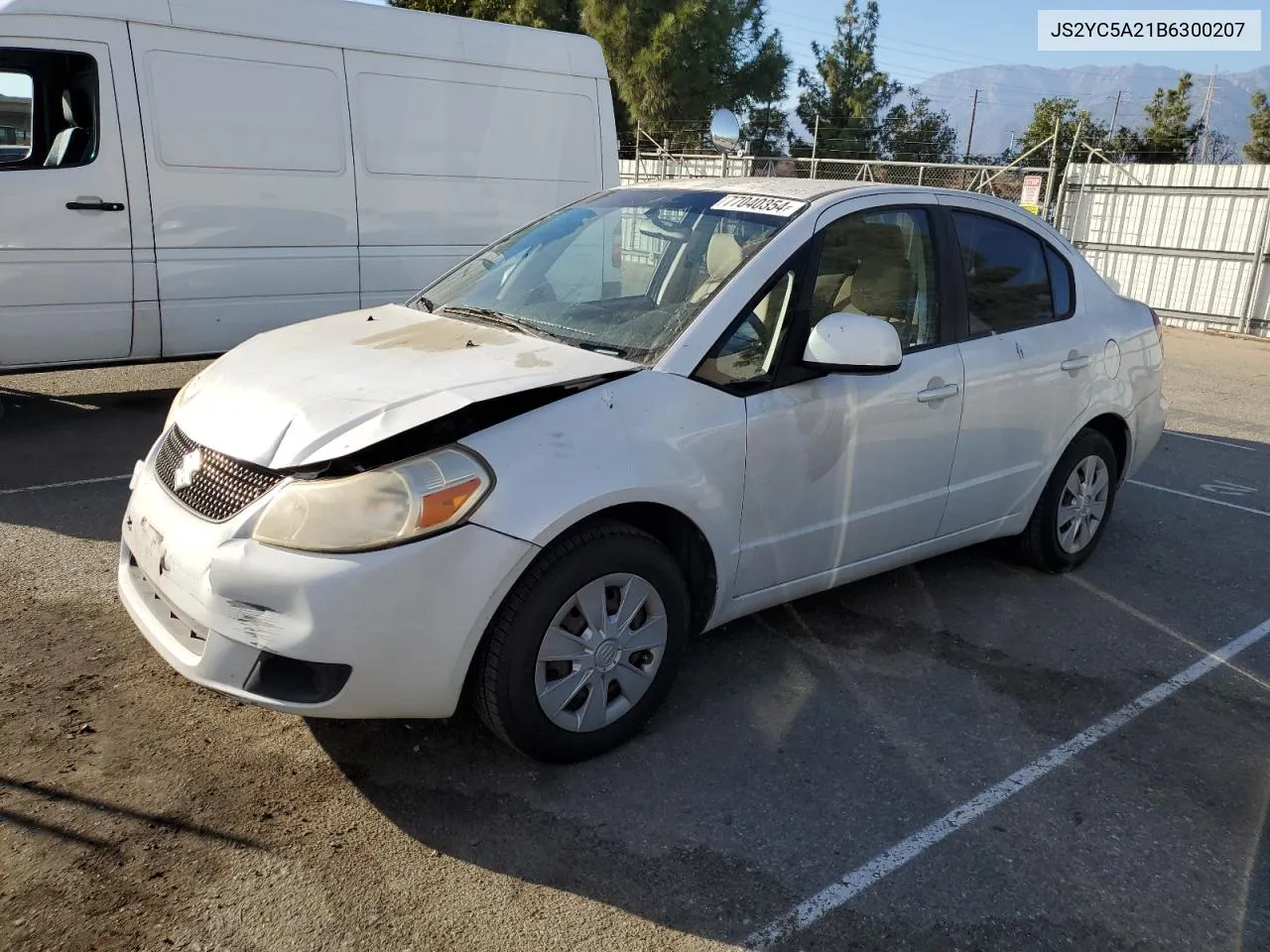 2011 Suzuki Sx4 Le VIN: JS2YC5A21B6300207 Lot: 77040354