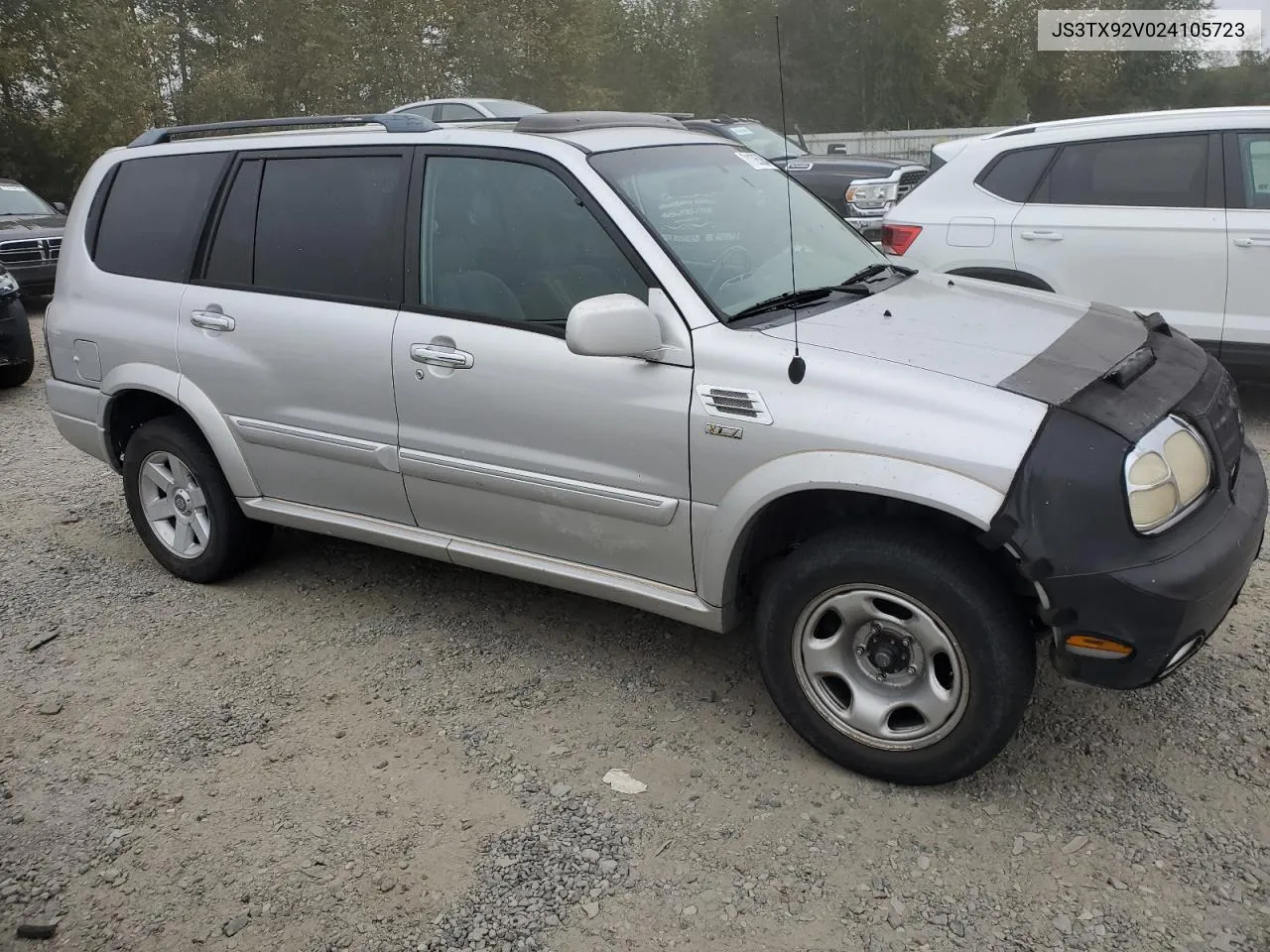 2002 Suzuki Xl7 Plus VIN: JS3TX92V024105723 Lot: 71126384