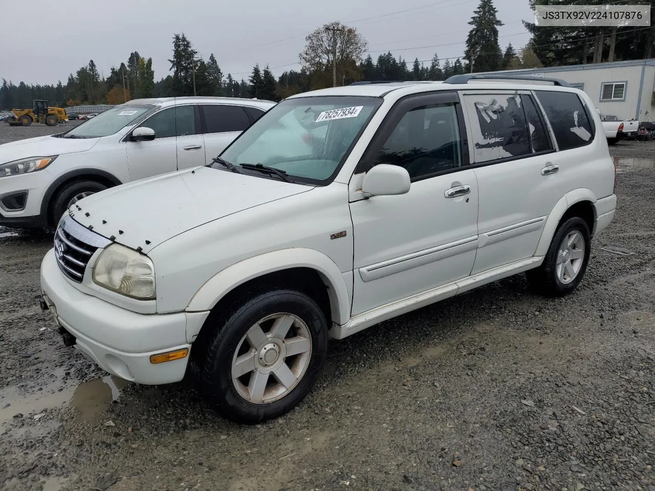 2002 Suzuki Xl7 Plus VIN: JS3TX92V224107876 Lot: 78257934