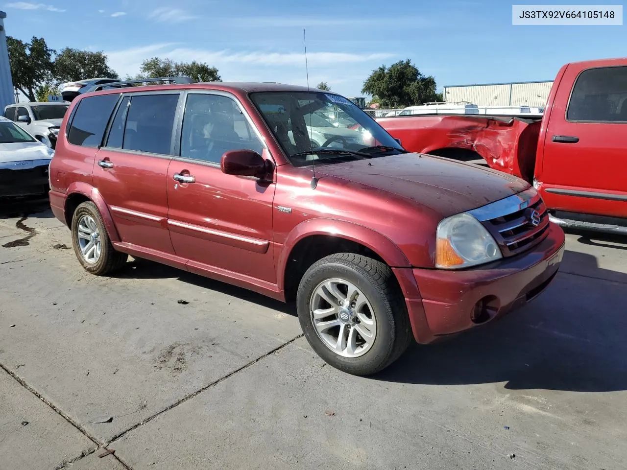 2006 Suzuki Xl7 VIN: JS3TX92V664105148 Lot: 75535974