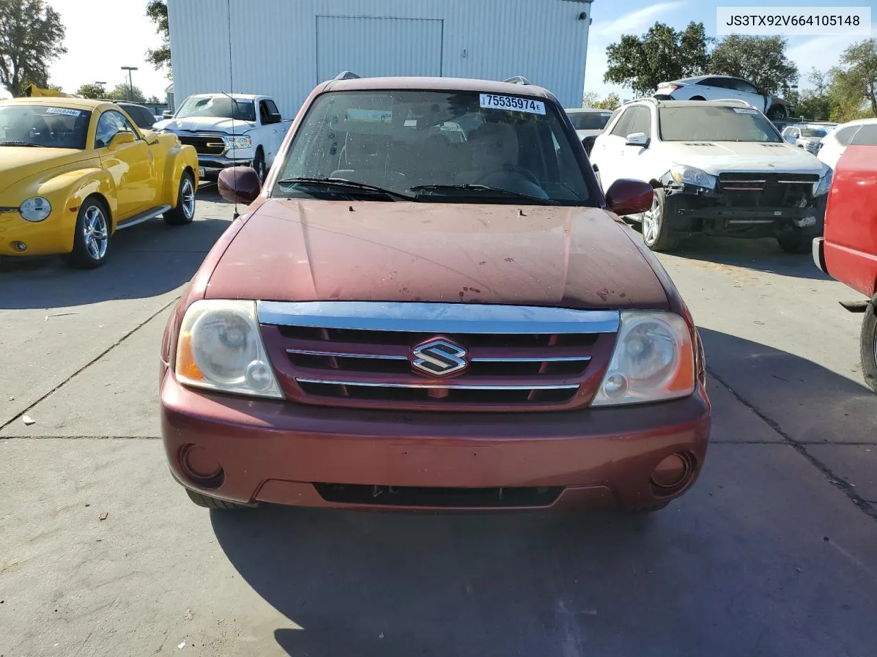 2006 Suzuki Xl7 VIN: JS3TX92V664105148 Lot: 75535974