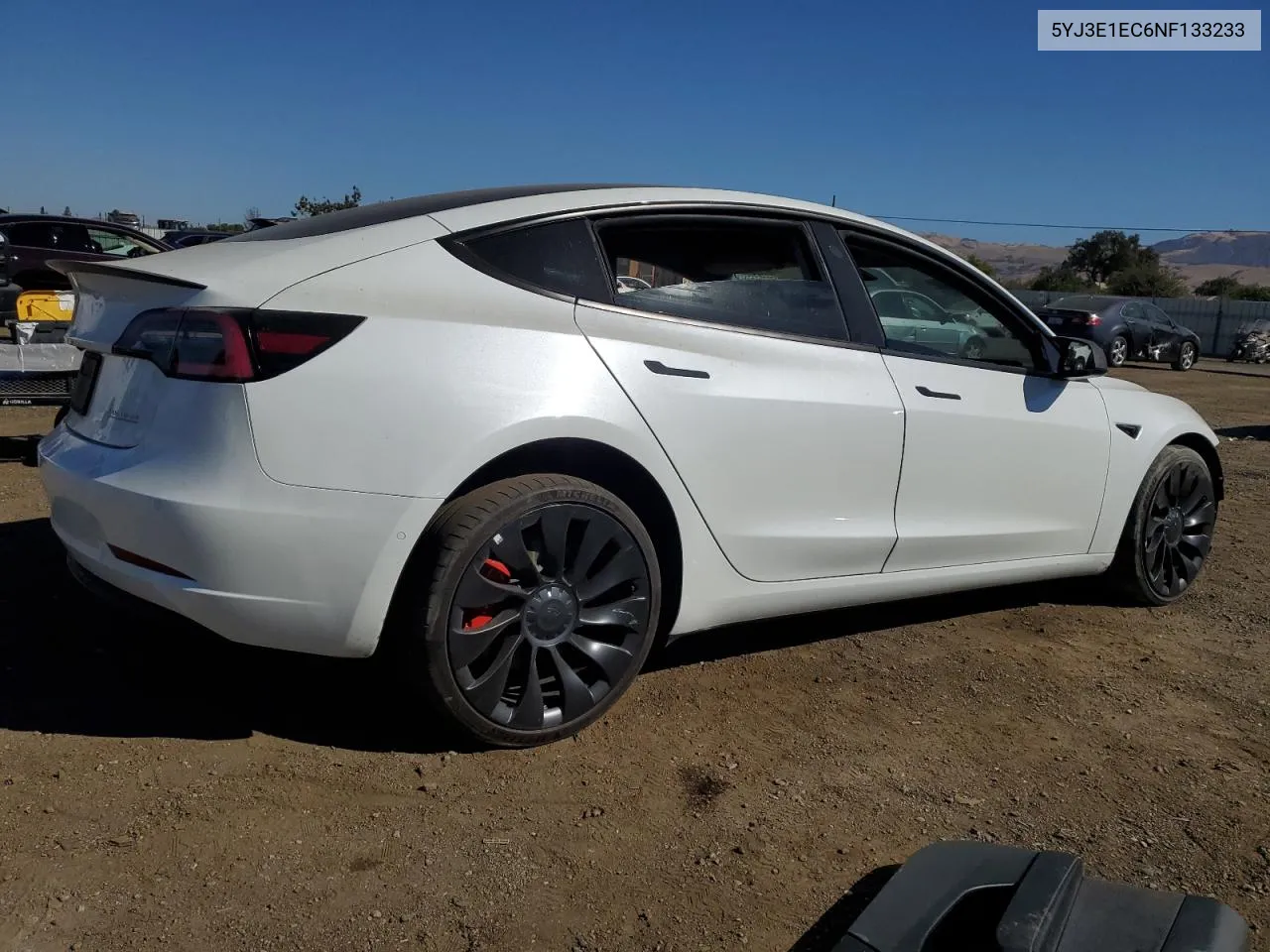 2022 Tesla Model 3 VIN: 5YJ3E1EC6NF133233 Lot: 69572964