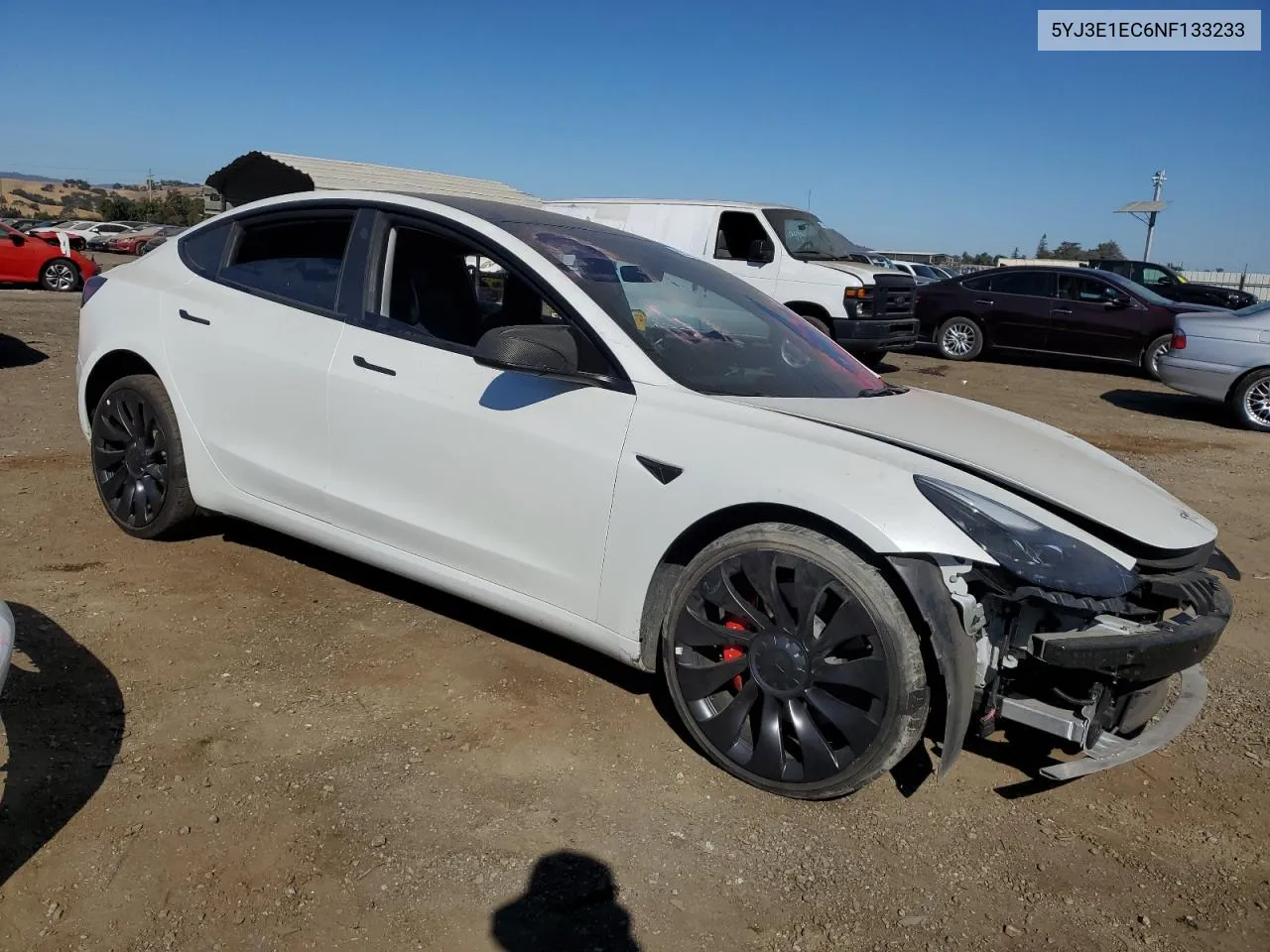 5YJ3E1EC6NF133233 2022 Tesla Model 3