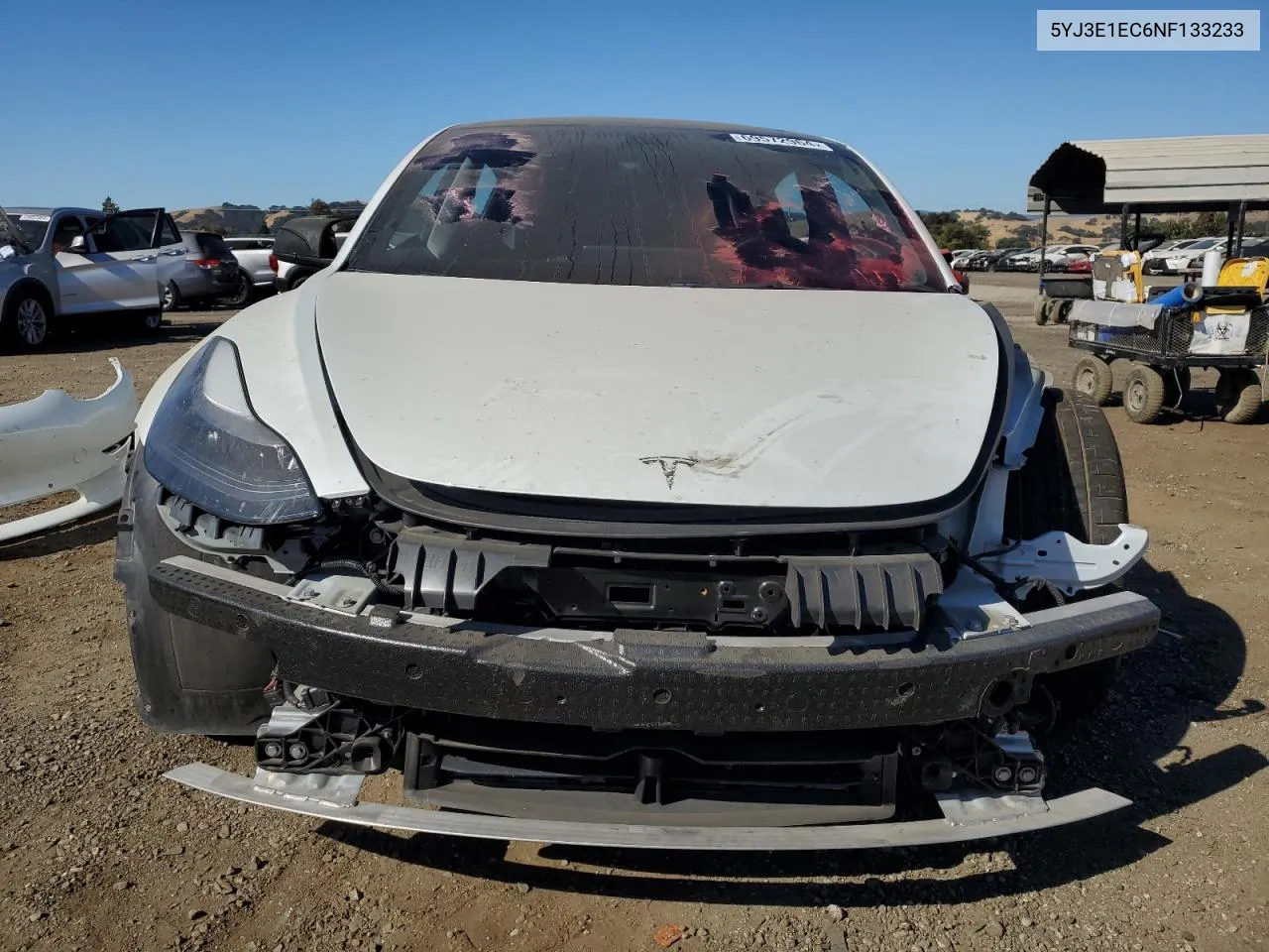 5YJ3E1EC6NF133233 2022 Tesla Model 3